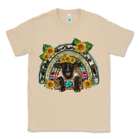Mushroom suffolk ewe front sunflowers rainbow Classic Tee - BarkalooDesign