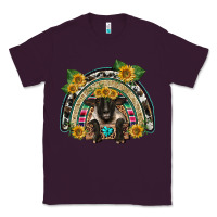Plum suffolk ewe front sunflowers rainbow Classic Tee - BarkalooDesign