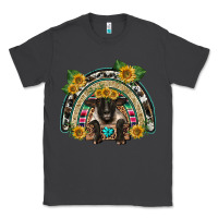 Smoke suffolk ewe front sunflowers rainbow Classic Tee - BarkalooDesign