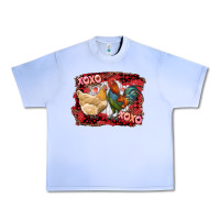 Grape Ice xoxo rooster and chicken Urban Heavy Tee - RanaPortraitStore