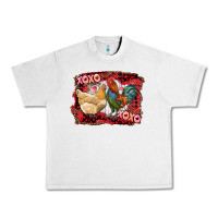 Lunar Rock xoxo rooster and chicken Urban Heavy Tee - RanaPortraitStore