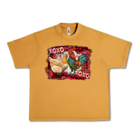 Peanut Butter xoxo rooster and chicken Urban Heavy Tee - RanaPortraitStore
