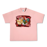 Salmon xoxo rooster and chicken Urban Heavy Tee - RanaPortraitStore