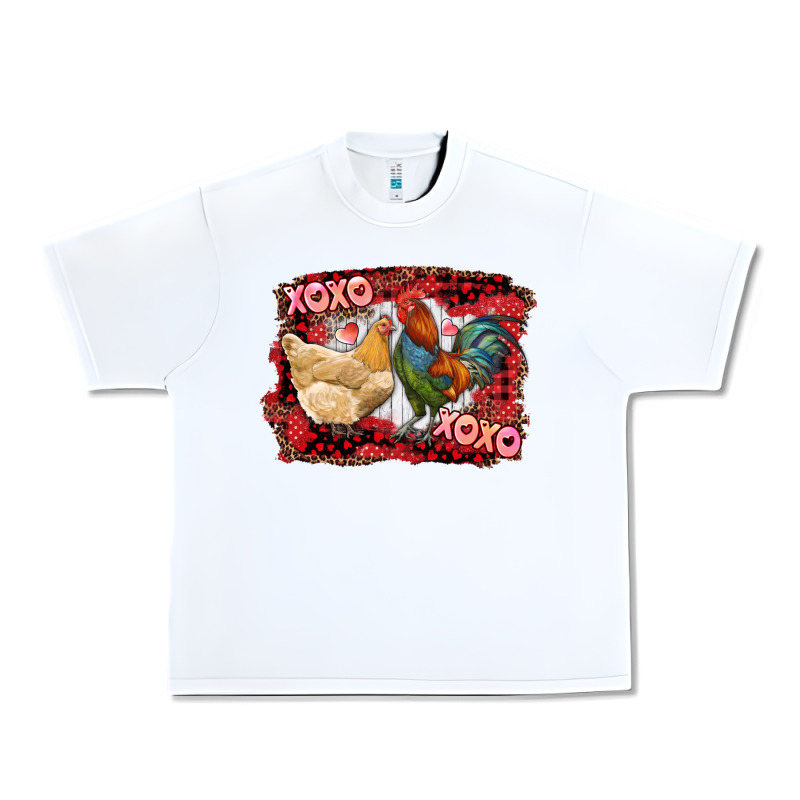Xoxo Rooster And Chicken Urban Heavy Tee by RanaPortraitStore | Teevron