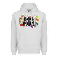 Dove Grey dog mom Premium Hoodie - MaliasSmallBusiness
