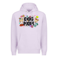 Lilac dog mom Premium Hoodie - MaliasSmallBusiness