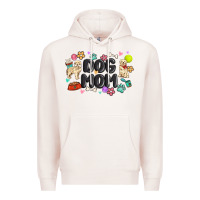 Pale Pink dog mom Premium Hoodie - MaliasSmallBusiness