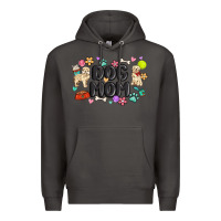 Smoke dog mom Premium Hoodie - MaliasSmallBusiness