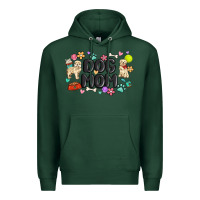 Sports Green dog mom Premium Hoodie - MaliasSmallBusiness