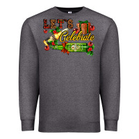 Charcoal Heather let`s celebrate with beer bottles Premium Sweatshirt - AdoDesignShop
