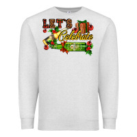 Oatmeal Heather let`s celebrate with beer bottles Premium Sweatshirt - AdoDesignShop