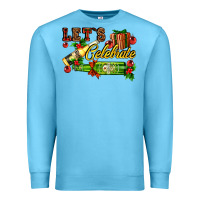 Ocean Blue let`s celebrate with beer bottles Premium Sweatshirt - AdoDesignShop