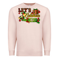 Pale Pink let`s celebrate with beer bottles Premium Sweatshirt - AdoDesignShop