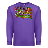 Purple let`s celebrate with beer bottles Premium Sweatshirt - AdoDesignShop