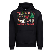 Black merry bright Urban Hoodie - MaliasSmallBusiness