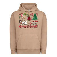 Pigment Burro merry bright Urban Hoodie - MaliasSmallBusiness