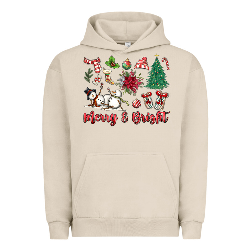 Merry Bright Urban Hoodie by MaliasSmallBusiness | Teevron