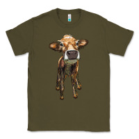Army Green heifer cow Classic Tee - RanaPortraitStore