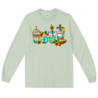 Matcha jesus coffee cups Long Sleeve Tee - AdoDesignShop