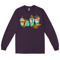 Plum jesus coffee cups Long Sleeve Tee - AdoDesignShop