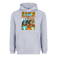 Heather Grey fall farm tractor air freshener Heavyweight Hoodie - Artiststas