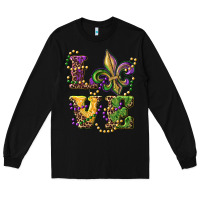 Black love fleur de lis Long Sleeve Tee - RanaPortraitStore