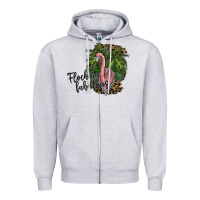 Heather Grey flocking fabulous Zipper Hoodie - SublimationCraftShop