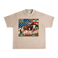 French Oak American farm animals Urban Heavy Tee - RanaPortraitStore