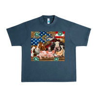 Midnight Navy American farm animals Urban Heavy Tee - RanaPortraitStore