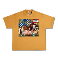 Peanut Butter American farm animals Urban Heavy Tee - RanaPortraitStore