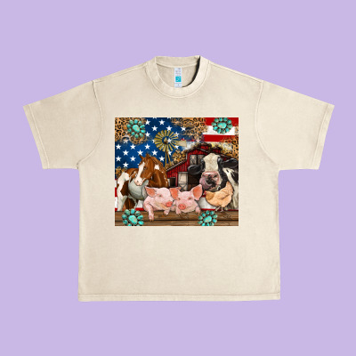 Urban Heavy Tee American farm animals