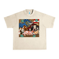 Sandshell American farm animals Urban Heavy Tee - RanaPortraitStore