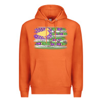 Carrot mardi gras duck call flag Premium Hoodie - MaliasSmallBusiness