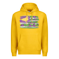 Lemon mardi gras duck call flag Premium Hoodie - MaliasSmallBusiness
