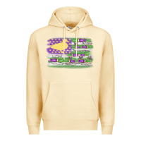 Pina Colada mardi gras duck call flag Premium Hoodie - MaliasSmallBusiness