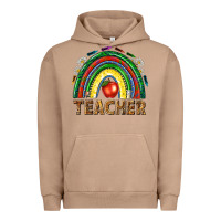 Pigment Burro rainbow teacher Urban Hoodie - NancyCooperArtShop