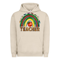 Pigment French Oak rainbow teacher Urban Hoodie - NancyCooperArtShop