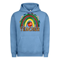 Pigment Pebble Blue rainbow teacher Urban Hoodie - NancyCooperArtShop