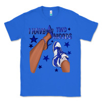 True Royal I Have Two Moods Royal Blue Sneakers Afro Girl Classic Tee - texasbilliewilder