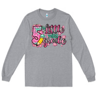 Heather Grey little miss 5th grade Long Sleeve Tee - Zillion Design Studio