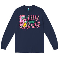 Navy little miss 5th grade Long Sleeve Tee - Zillion Design Studio