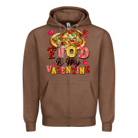 Chestnut food is my valentine Zipper Hoodie - FaDigitalArtStudio
