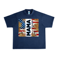 Navy American mama Urban Heavy Tee - RanaPortraitStore