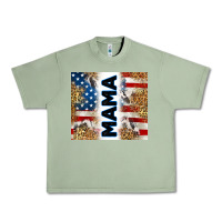 Oil Green American mama Urban Heavy Tee - RanaPortraitStore
