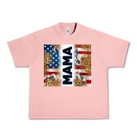 Salmon American mama Urban Heavy Tee - RanaPortraitStore