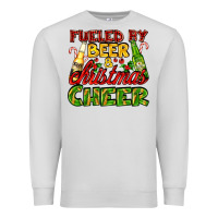 Fueled By Beer And Christmas Cheer With Beer Bottles Premium Sweatshirt | Teevron