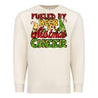 Sandshell fueled by beer and christmas cheer with beer bottles Premium Sweatshirt - AdoDesignShop