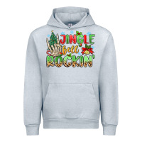 Heather Grey jingle bell rockin' Urban Hoodie - MaliasSmallBusiness