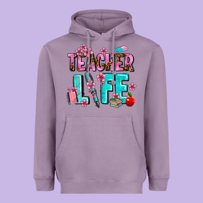 Teacher Life Heavyweight Hoodie Designed By Adodesignshop