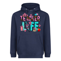 Navy teacher life Heavyweight Hoodie - AdoDesignShop